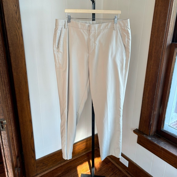 Puma Cream Performance Activewear Flat Front Chino Golf Pants Mens 38x32 *NOTE - Picture 6 of 10